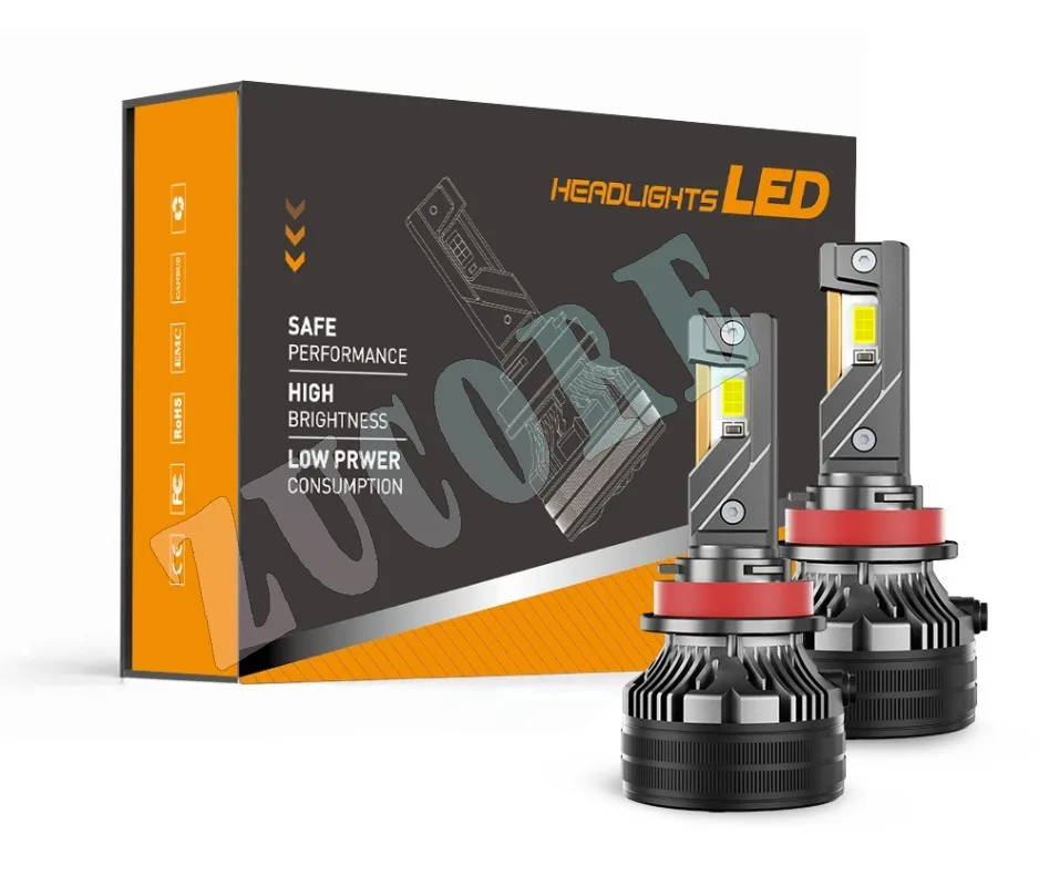 Q7 Three Copper Tube Car LEDH1 Headlight H4H7H11900590129006 LED Bulb