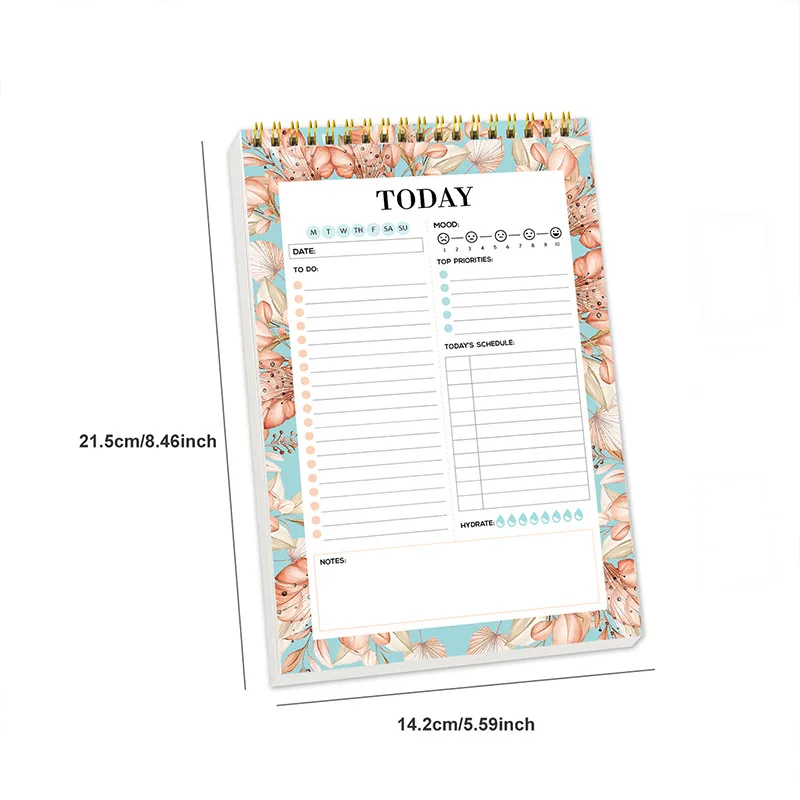 A5 Daily English Plan This Simple Schedule Time Management Plan This Memo Office Notebook