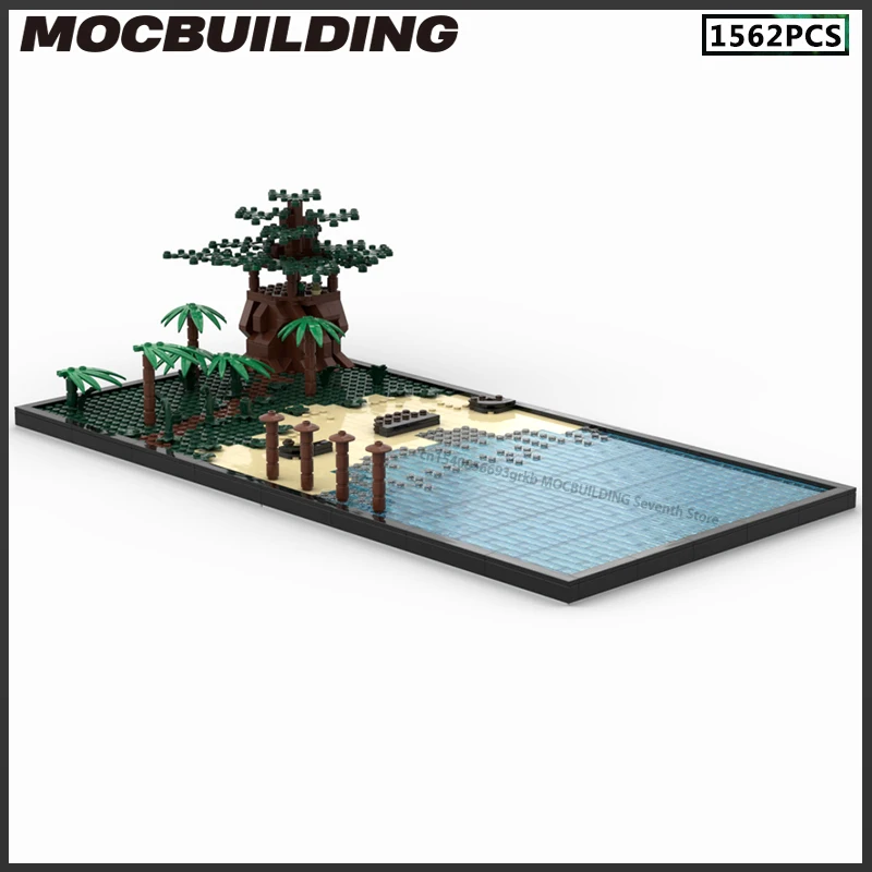 

MOC Classics Movie Scene Battle Of Kashyyyk Diorama Building Blocks Display Collection Toys DIY Assembly Bricks Birthday Gifts