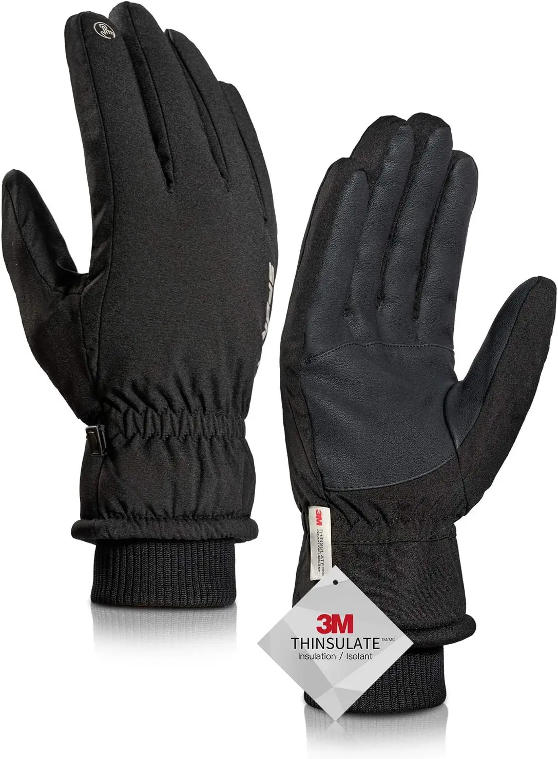 Winter Gloves Men Women - 3M Thinsulate Warm Thermal Windproof Ski Cold Weather Driving Running Glove