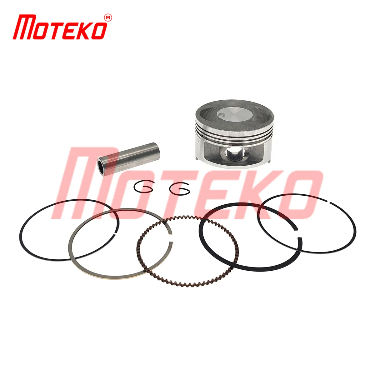 BX1405283 GY6 175CC 62MM BIG BORE CYLINDER KIT AND PISTON 15MM PIN SCOOTER ENGINE PARTS FOR 157QMJ CHINESE SCOOTERS ATV GO KART