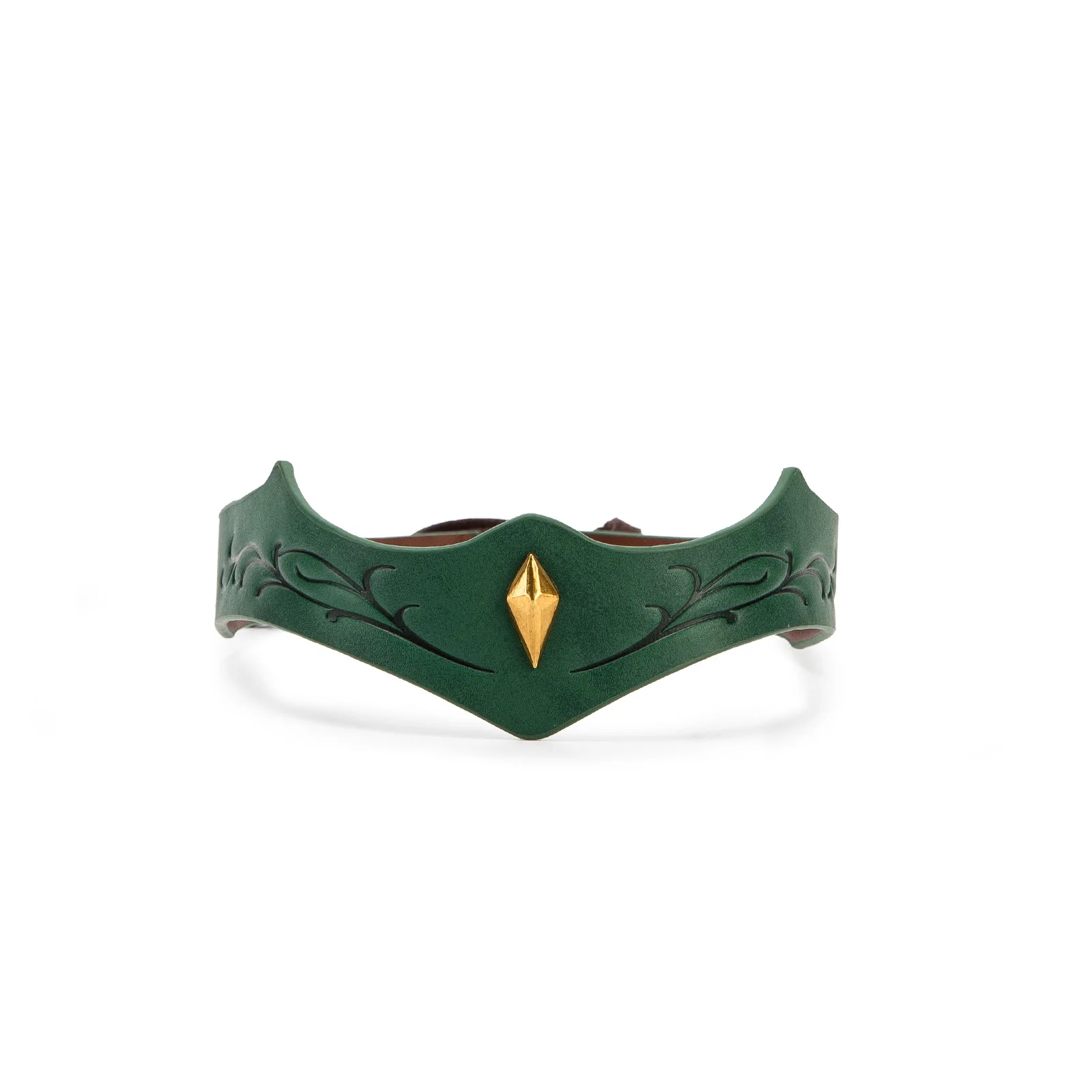 Couronne médiévale et rennaissante vintage, bandeau réglable en cuir PU, coiffe viking, accessoire de cosplay d'Halloween