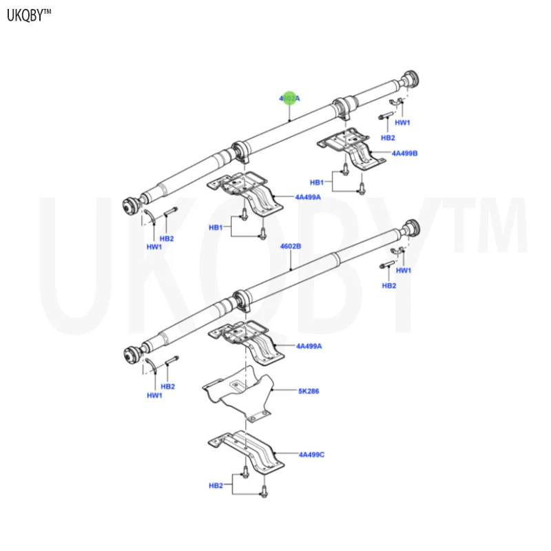 La nd Ro ve r second-generation Freelander 2006-2014 LR023283 axle assembly - drive