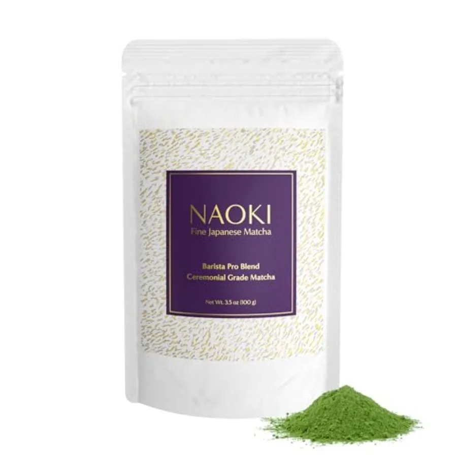 Matcha de Grado Ceremonial - Auténtico Té Verde Matcha Japonés de Primera Cosecha de Grado Ceremonial en Polvo de Japón 100g