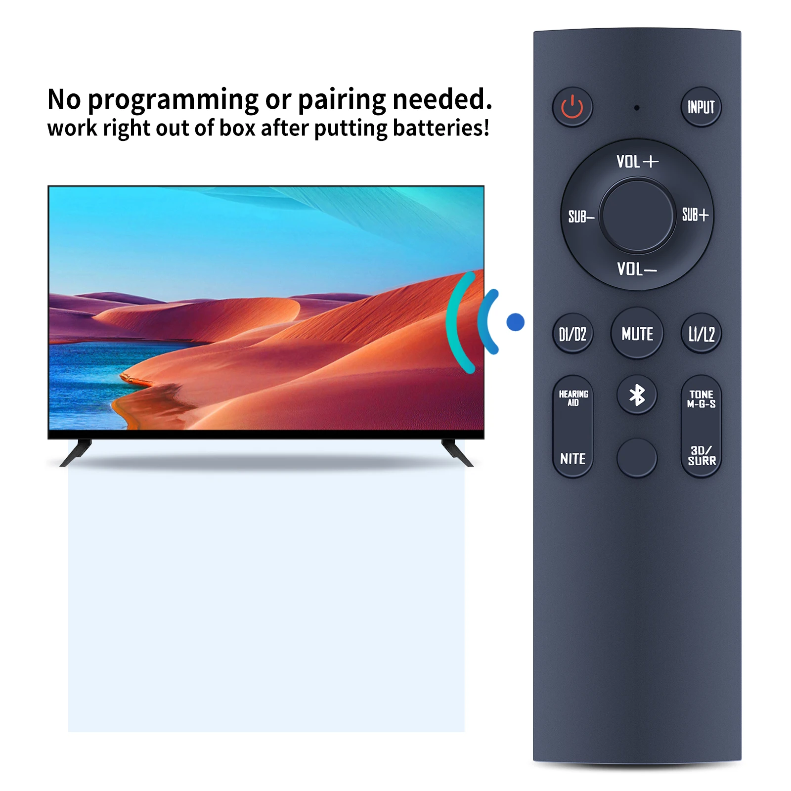 جهاز تحكم عن بعد جديد لشركة هيتاشي 133 وات شريط الصوت HSB40B16 HSB32B26 RTX480445 X480445