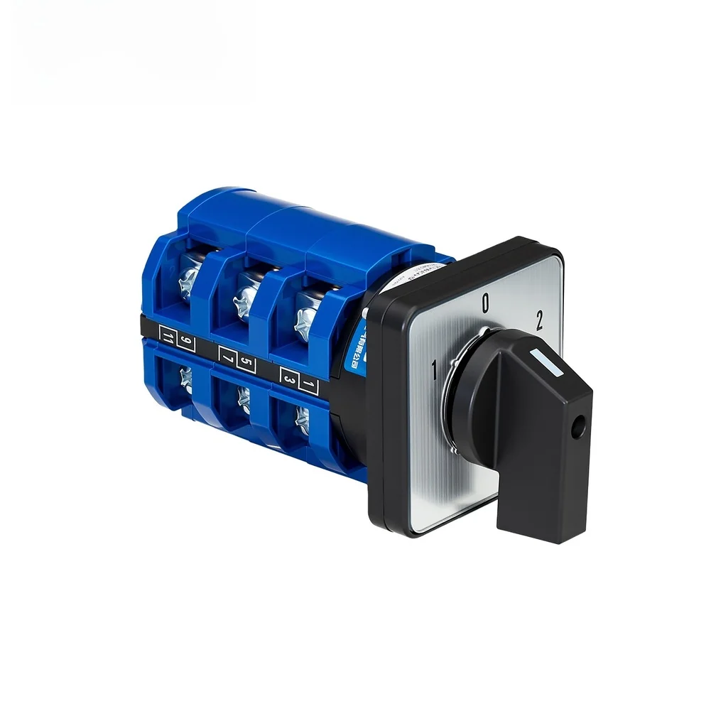 SZW26-63 3 Position 3 Section Changeover Switch 63A 0-1-2 Control For Generator Transfer Power Distribution Panel