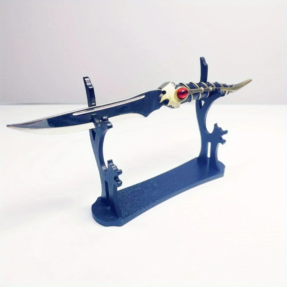 7.1 بوصة لعبة من عروش المعادن كاتانا السيف الأصلي الساموراي صابر النينجا سكين اليابانية كاتانا صابر تأثيري اكسسوارات الدعامة لعبة