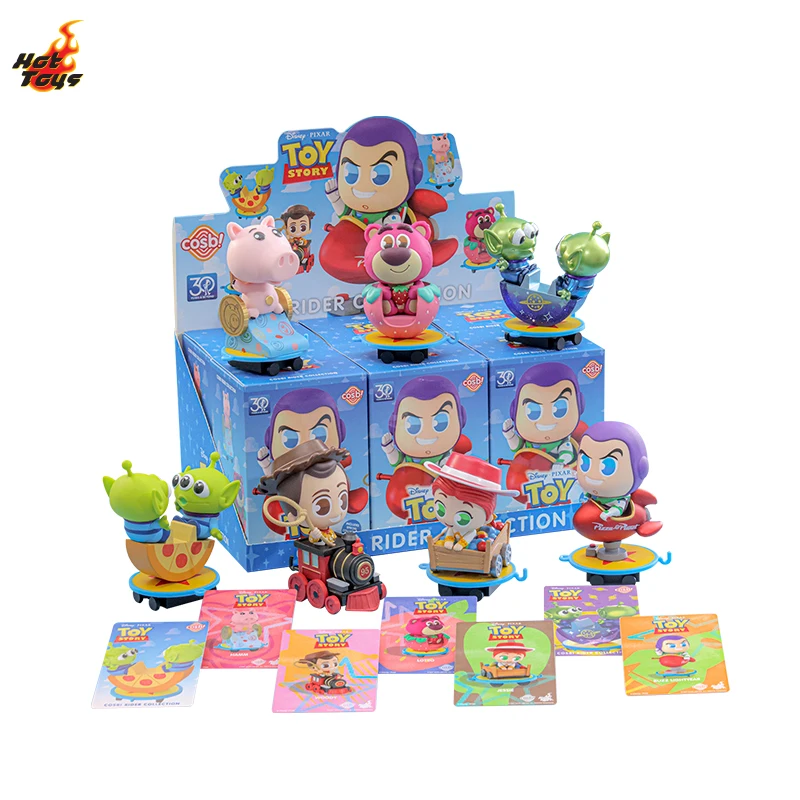 

Disney COSBIRider Mini Vehicle Series Blind Box Trendy Ornament Toys Beautiful Gifts buzz lightyear ailens woody jessie