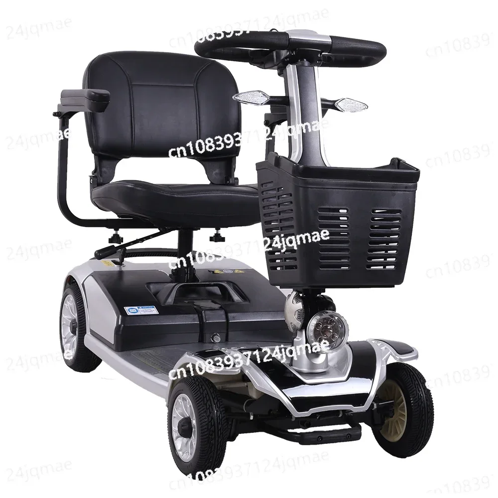 

7inch 4 Wheel Mobility Scooter Electric Foldable for Disabilities Elderly Adult Power Chair Handicap Vehicle