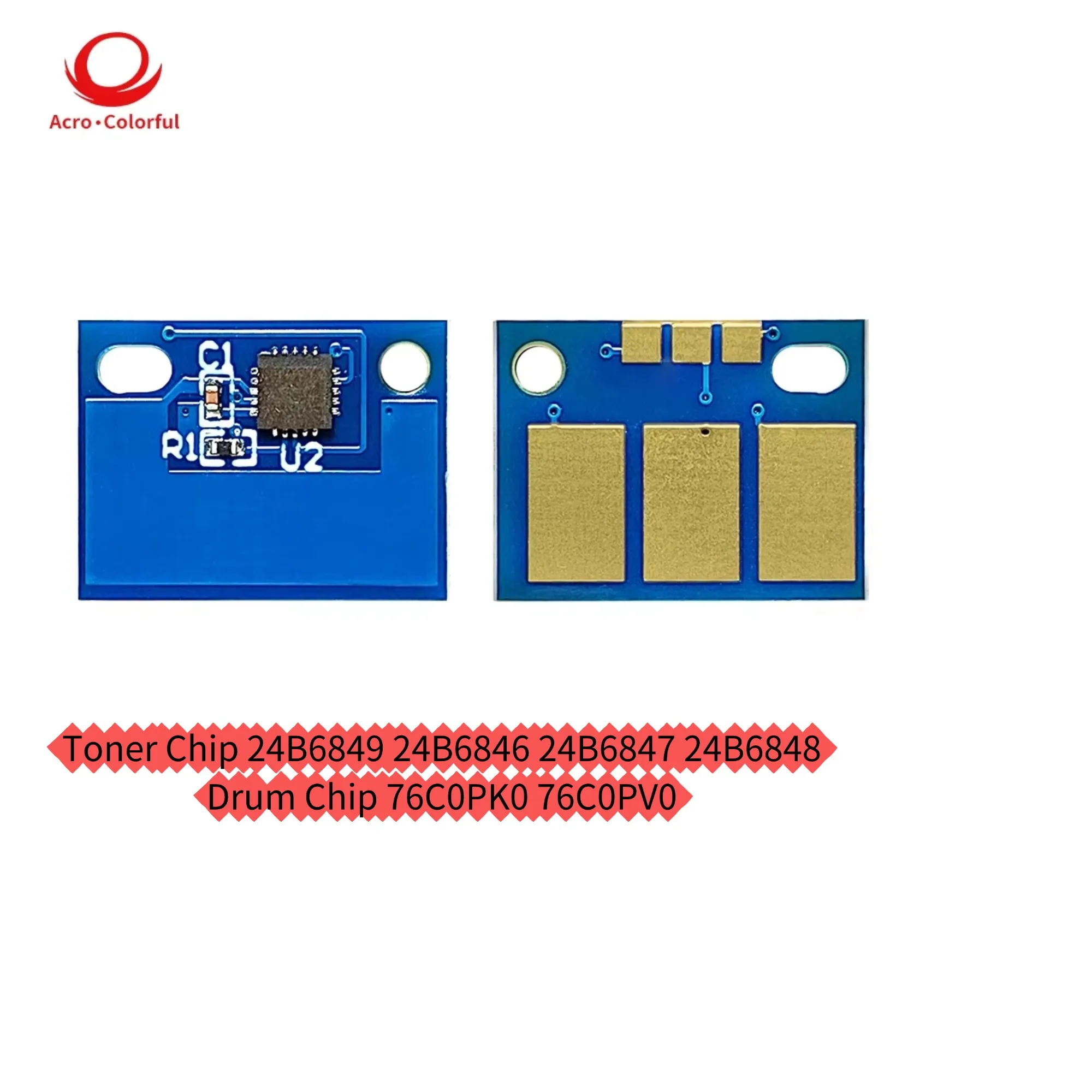 Toner Chip 24B6849 24B6846 24B6847 24B6848 Drum Chip 76C0PK0 76C0PV0 for LEXMARK CS923 CX921 XC9225 XC9235 XC9245 9255 XC9265