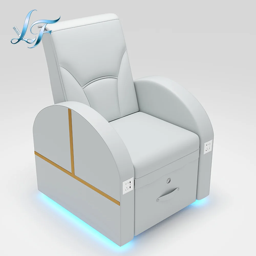 Comfortable Multi Function Pedicure Spa Chair Kneading Massage Foot Basin For Nail Salon