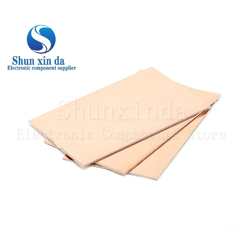 2PCS FR4 Copper Cu Clad Laminate Double Side Plate CCL 7*10 10*15 10*22 15*20 12*18 CM 1.5mm FR4 Universal Board Practice PCB