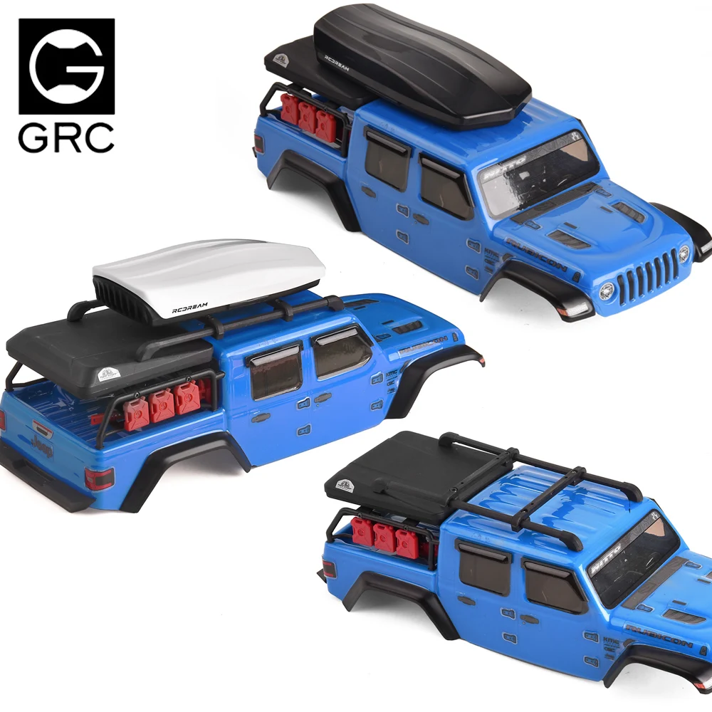 سقف مقصورة الأمتعة/رف الأمتعة قذيفة السيارة اكسسوارات الديكور ل 1/18 Traxxas Trx4m 1/24 محوري Scx24 Rc الزاحف سيارة