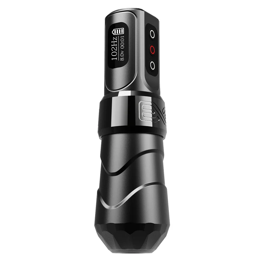 Ambition EXO FLUX MAX Professional Powerful Coreless Motor Rotary Wireless Tattoo Machine Pen with Digital LED Display Battery