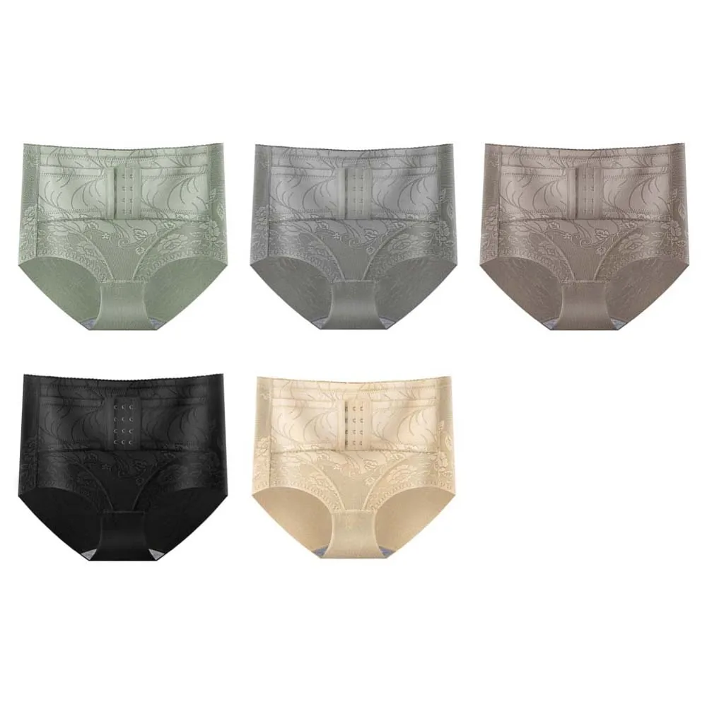 ハイウエスト痩身整形パンティーバックルウエストトレーナー産後ボディシェイパーフラワーシェイプウェアランジェリーバットリフティングブリーフ