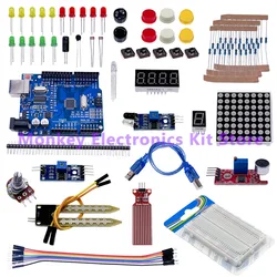 Tronc 400 Holes for Learning Development R3 Improvement Motherboard Sensor Resistor Potentiomete Breadboard LED Light  Kit Prima
