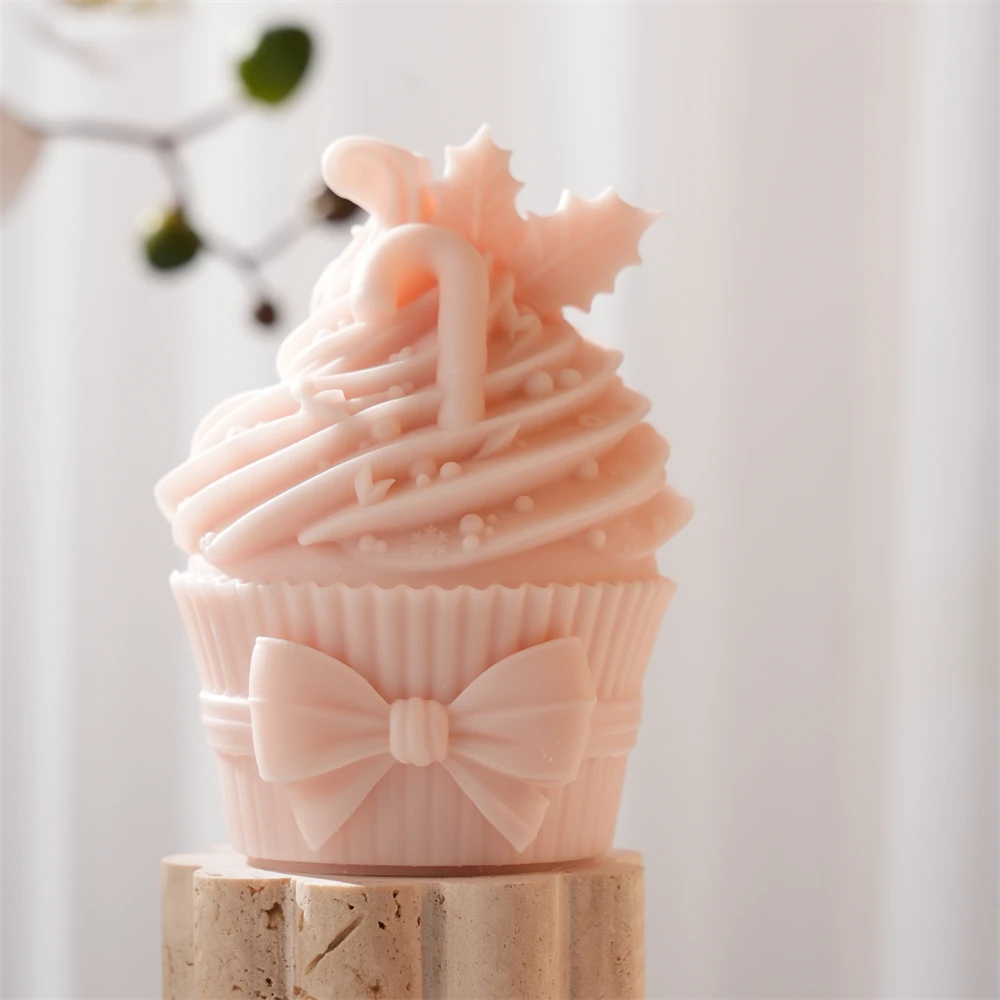 

Soy Wax Christmas Ornament Christmas Snow House Cup Silicone Mold Christmas Poinsettia Leaf Candle Mold