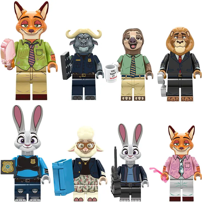 ديزني Zootopia لطيف عمل نموذج لجسم لعبة صغيرة سطح المكتب زينة زخرفية أنيمي الأجهزة الطرفية تمثال جمع أرقام هدية #1