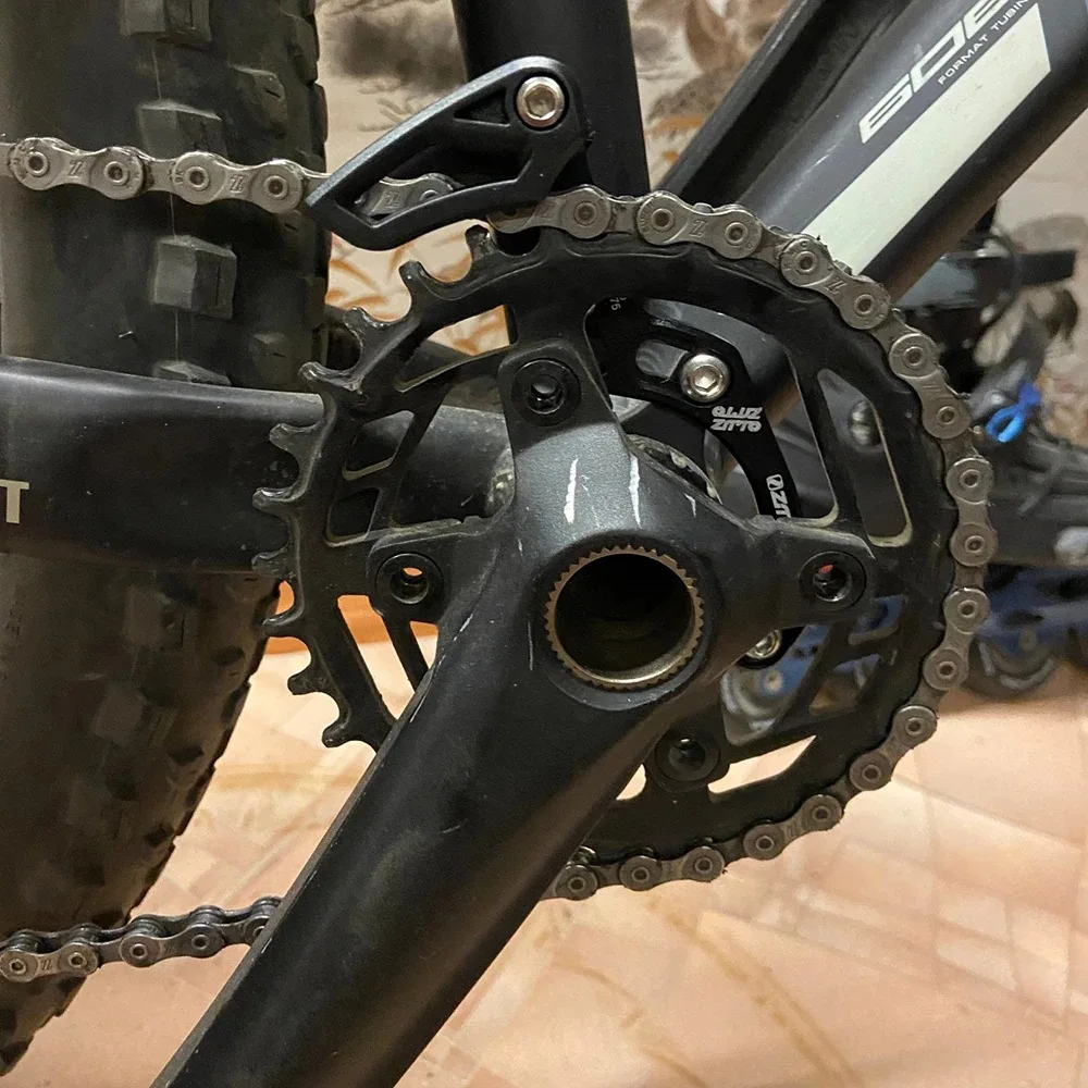 ZTTO MTB Fahrradkettenführung 1X System ISCG 05 BSA68 BB Post Mount Single Speed Kettenschutz Breiter schmaler Gangführer für 30–40 Zähne – Detail 2