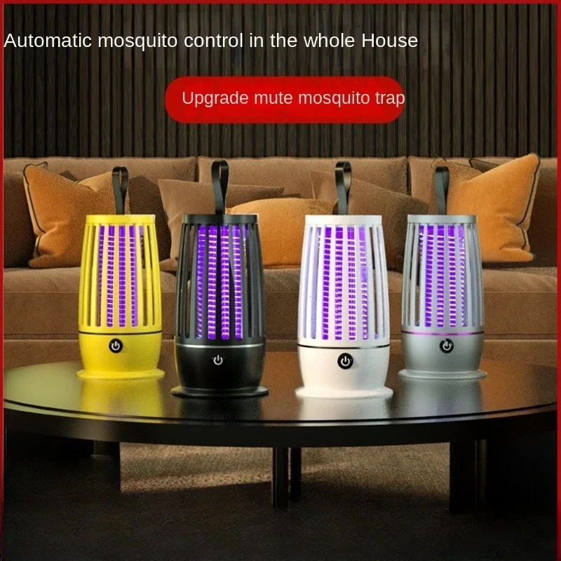 Electric Mosquitoes Killer Lamp Indoor Attractant Fly Trap For Mosquitoes Indoor Rechargeable Mosquitoes Trap Light Lamp Suction