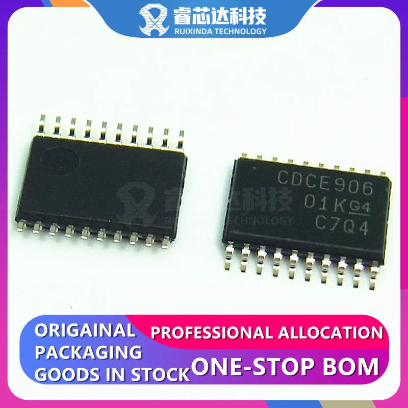 CDCE906PWR CDCE906 SSOP20 PLL Frequency Synthesizer IC 167MHz 1 CDCE906PW 20-TSSOP original genuine New Original In Stock RXDNA