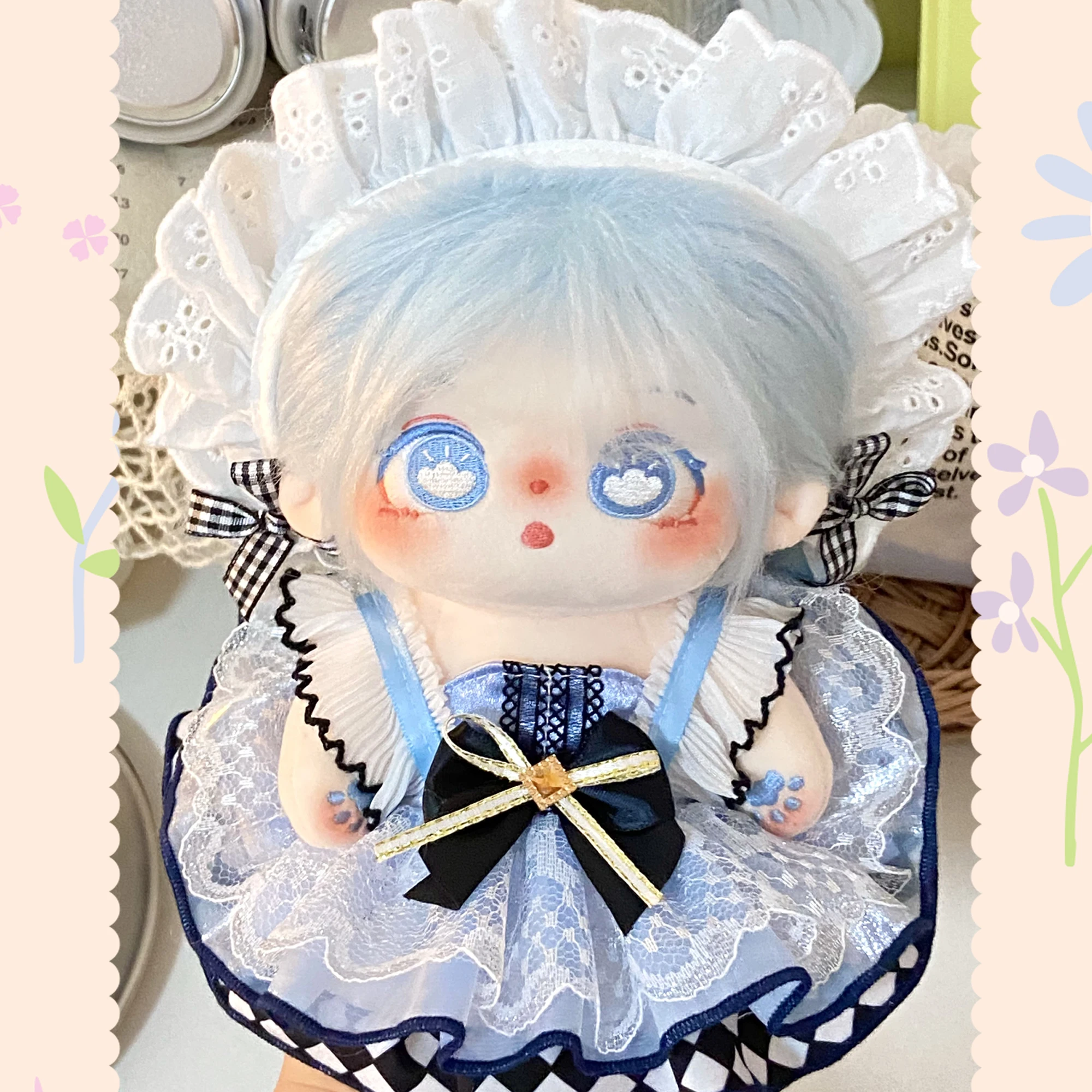 

Только одежда Детская одежда 20 см Хлопковая кукольная одежда Специальная окружность груди в пределах 23 можно носить в качестве подарка на день рождения для куклы