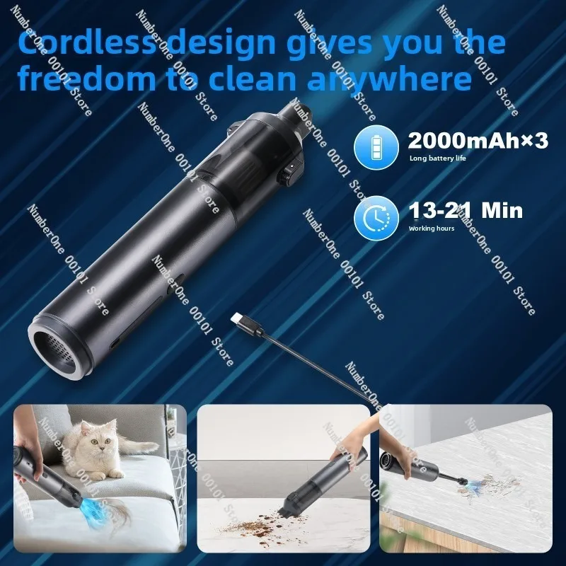 Household car vacuum cleaner | Portable inflatable design, compatible with a variety of sizes
