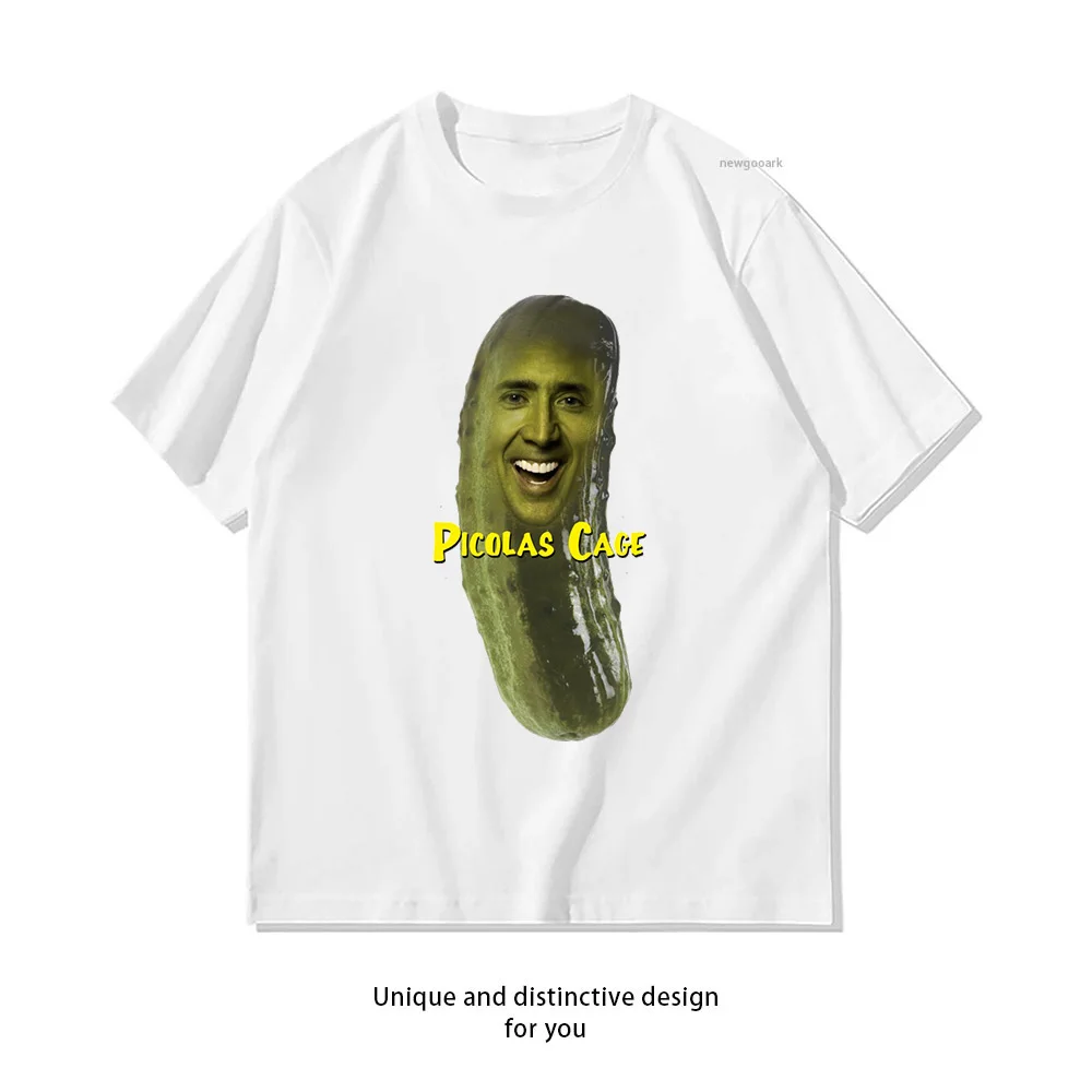 Picolas Cage  T-Shirt woman man summer cotton graphic t shirts Adult streetwear camisetas tops tee Short-sleev  ropa hombre