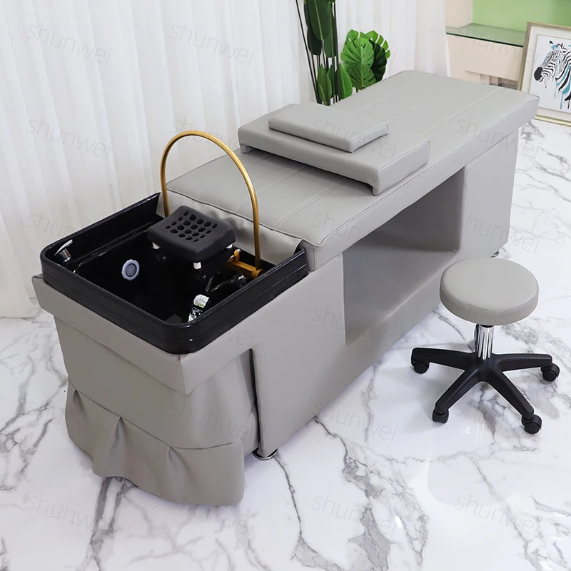 Reclining Back-Treatment Bed Beauty Massage Hair Salons, With Integrated Circulation And Steam Function, Thai-Styl