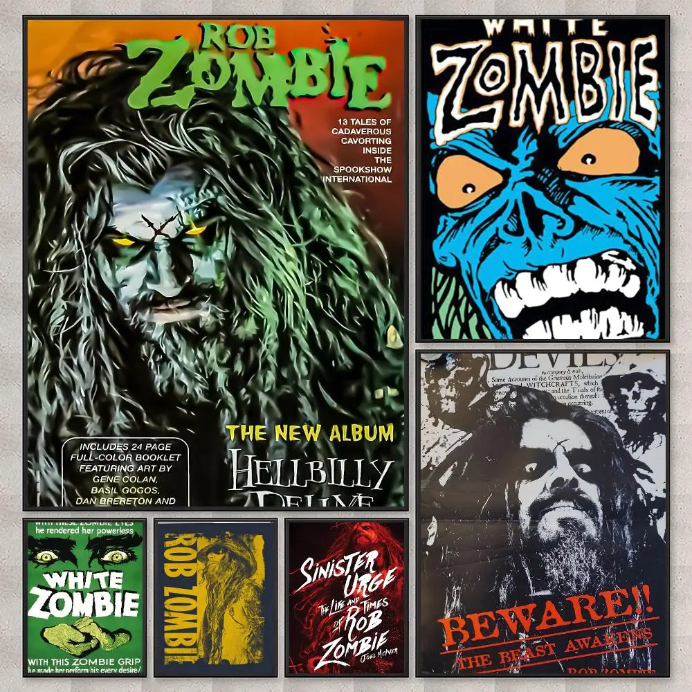 music Rob Zombie New Arrival Popular Art Print Poster HD Wall Art Sofa Home Decor Gift For Fans