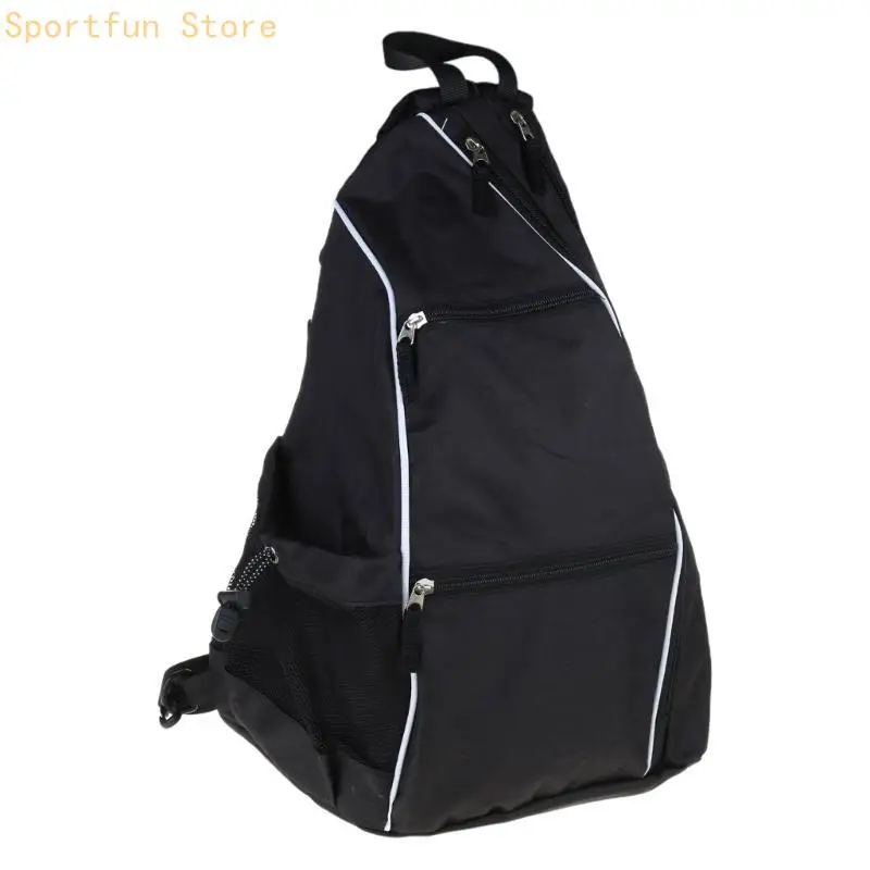 Pickleball Bag Adult Pickleballs Paddles Bag Sport Pickleball Bag Adjustable Slings Bag Crossbody Backpack for Courts X7JD