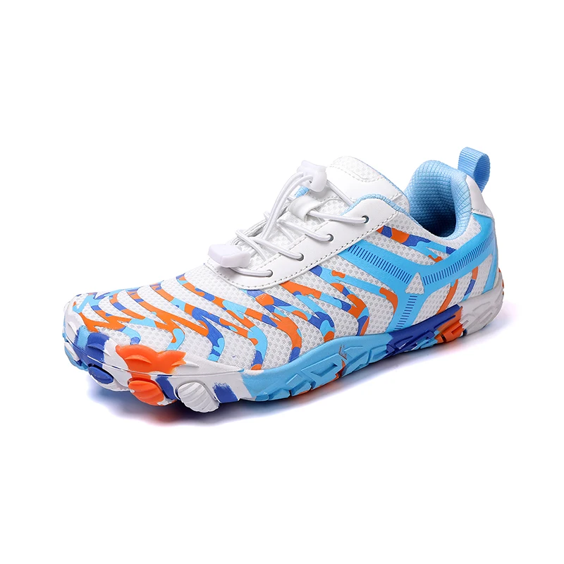 Barefoot Wide‑Toe Five‑Finger Sneakers, Non‑Slip Rubber Sole for Outdoor Mountaineering & Hiking, Unisex Casual Shoes
