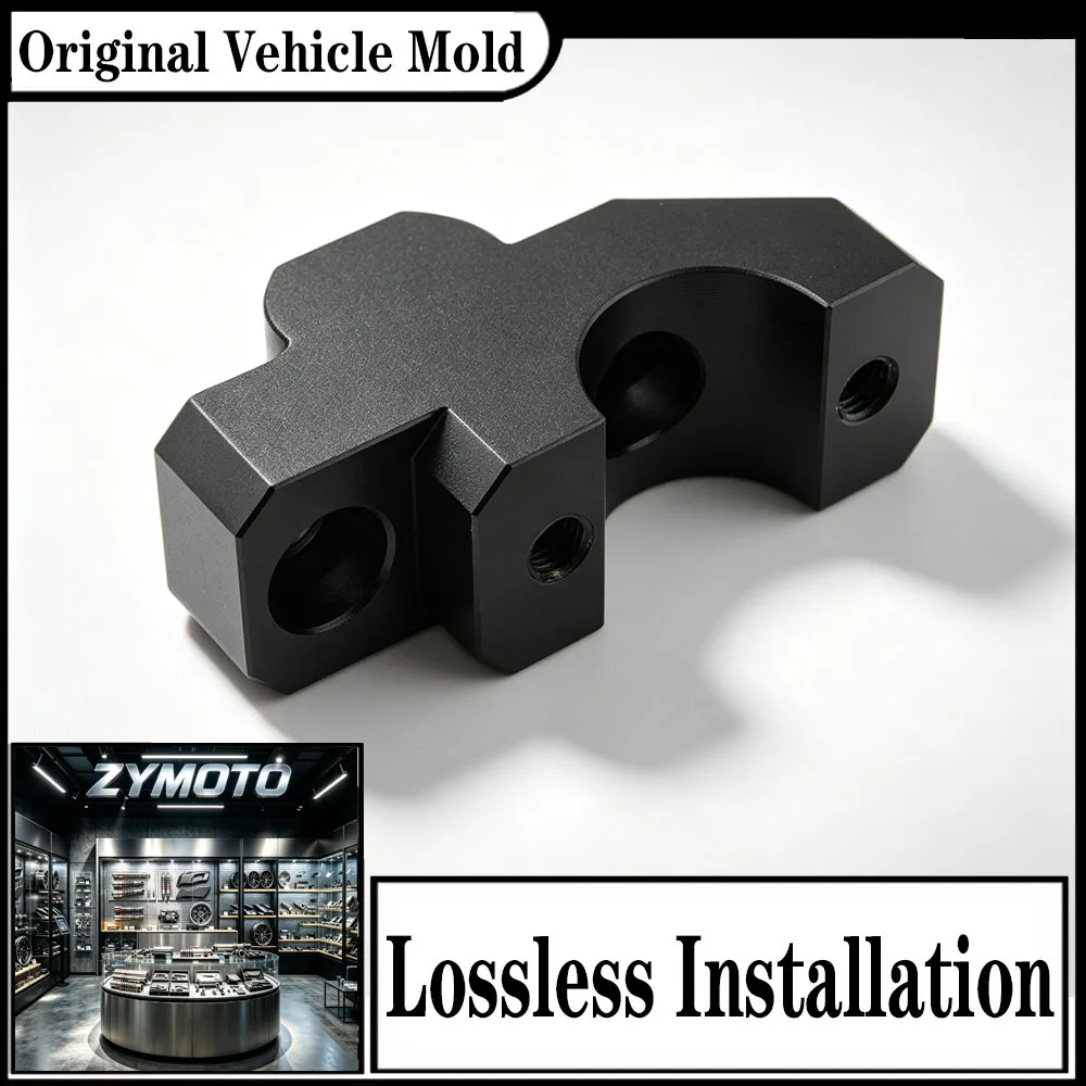 FOR YAMAHA MT09 Tracer FZ09 XSR900 Tracer900 2015-2021 Handlebar Riser Block Kit 30mm Rise 20mm Pullback Black Aluminum