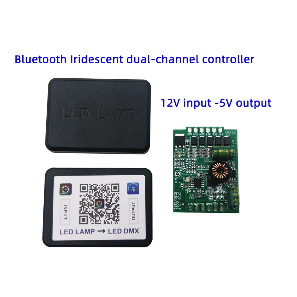 LED Bluetooth Color-Changing Controller APP Module, Dual-Channel Controller, Turn Signal, Flow Controller