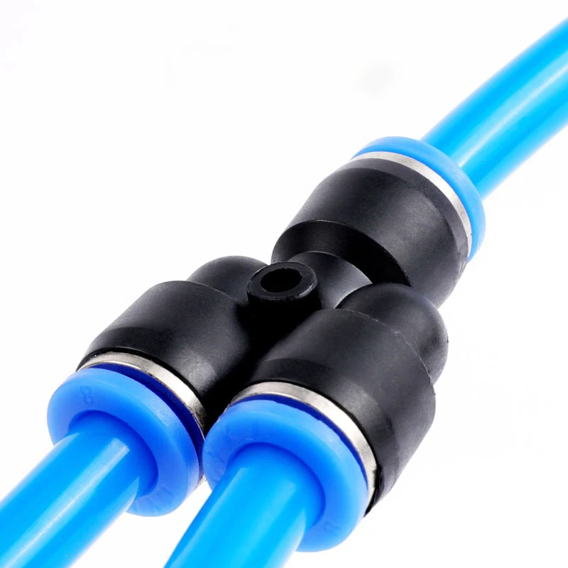 Pneumatic Fitting Tube Connector Fittings Air Quick Water Pipe Push In Hose Quick Couping OD 4mm 6mm 8mm 10mm 12mm Multiple type 3