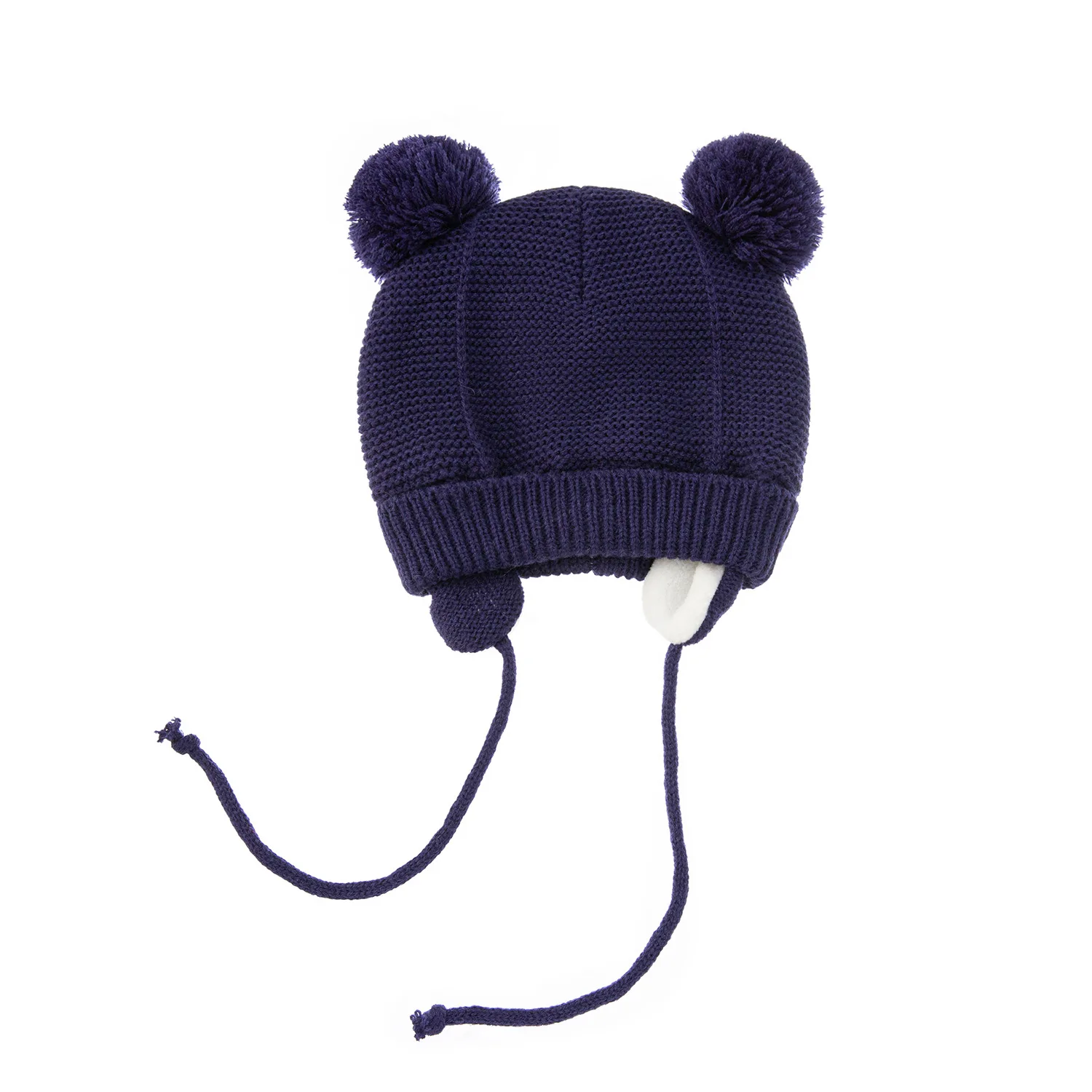 Winter-Babymütze für 0–12 Monate, Jungen und Mädchen, Zubehör, Strickmütze, Kindermütze, Fleece, warme Handschuhe, dicke Winterohr-Kindermütze, Babymütze – Detail 11