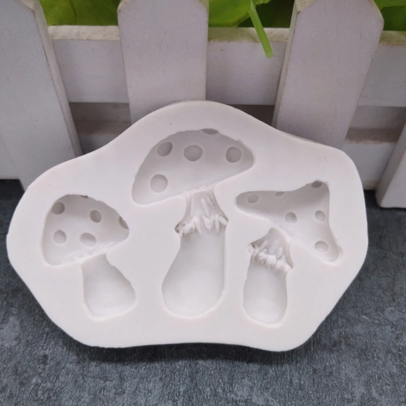 New Mushroom Silicone Mold Chocolate Candy Clay Mold for Diy Dessert Crystal Ice Mold Handmade Decor Baking Tool