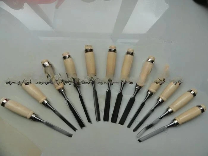 12-Piece wood carving chisel, hand tool carving