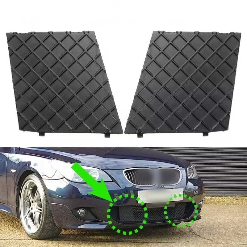 

Front Bumper Cover Lower Mesh Grill Plate Trim Cover For BMW E60 E61 LCI With M Sport Package 2004-2009 51117897186 51117897184