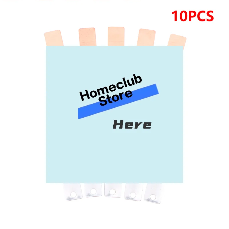10PCS Copper Sheet Zinc Electrode Strip Anode For Electroplating Plate DIY Fruit Materials Consumables Strips【Homeclub】