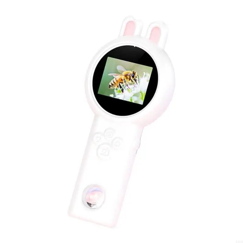 500X Magnification Pocket Microscope for Children Easy Operation Science Toy 