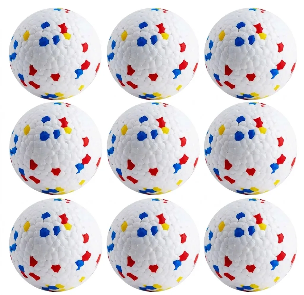 6 Stück 5cm ETPU Hundebälle, Unzerstörbares Ungiftiges Kauspielzeug, Schwimmendes Zahnreinigungsspielzeug für Kleine Hunde und Welpen – Detail 7