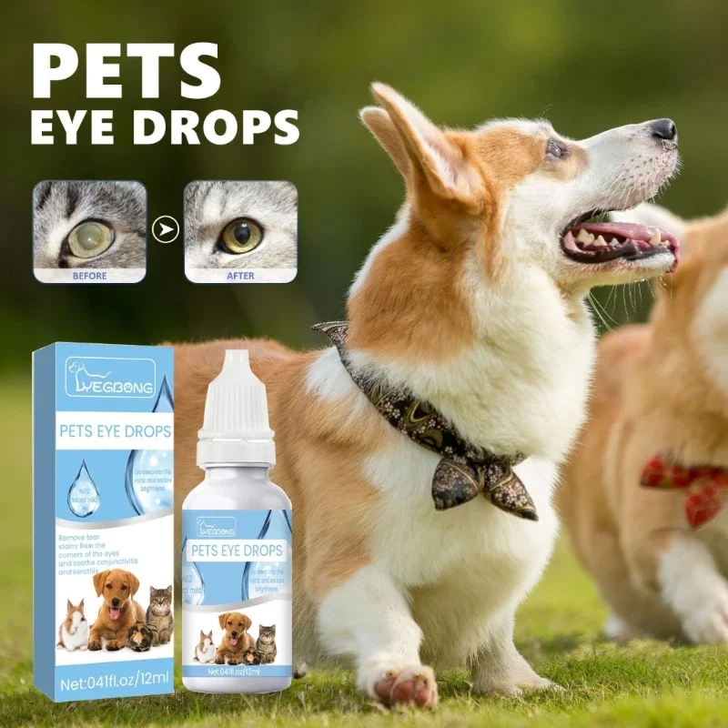 Eye Cleaner for Dogs and Cats Controlling Eye and Redness in Pets Safe for Kitten Moisturize Eyes for Pet