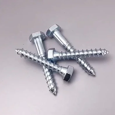 1Pcs Carbon Steel Hexagon Head Wood Tapping Screw M6 M8 M10 M12 External Hex Self Tapping Screw for TV Mounts Deck Boat Repair