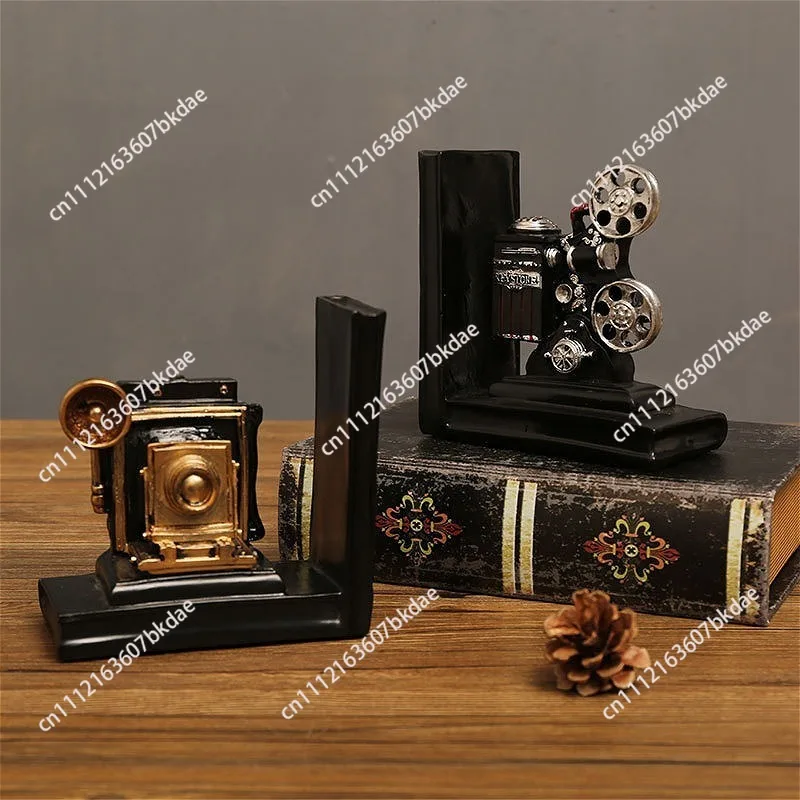 Creative Retro Camera Design Portable Bookshelf Office Handicraft Decorations home decor