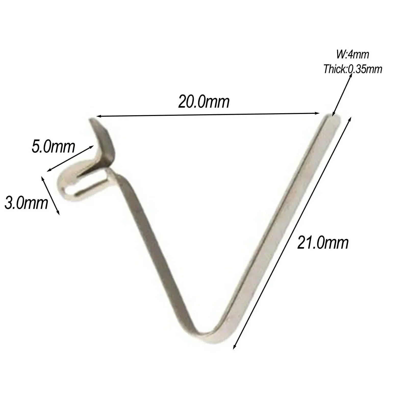 3mm Spring Clip Locking Tube Pin Camping Exquisite Processing Manual Measurement Deviation Quickly Snap Into Tube