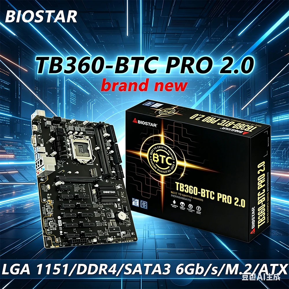 tarjeta-madre-biostar-tb360-btc-pro-20-lga-1151-con-12-ranuras-pcie-para-mineria-compatible-con-cpu-intel-de-8ª-y-9ª-generacion-ddr4-32g-chipset-b360