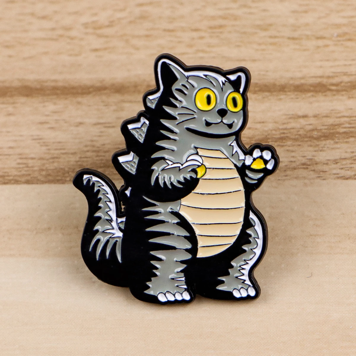 Cute Monster Cat Enamel Pin Cartoon Badges on Backpack Women's Brooches Hat Lapel Pins Cosplay Accessories Gifts