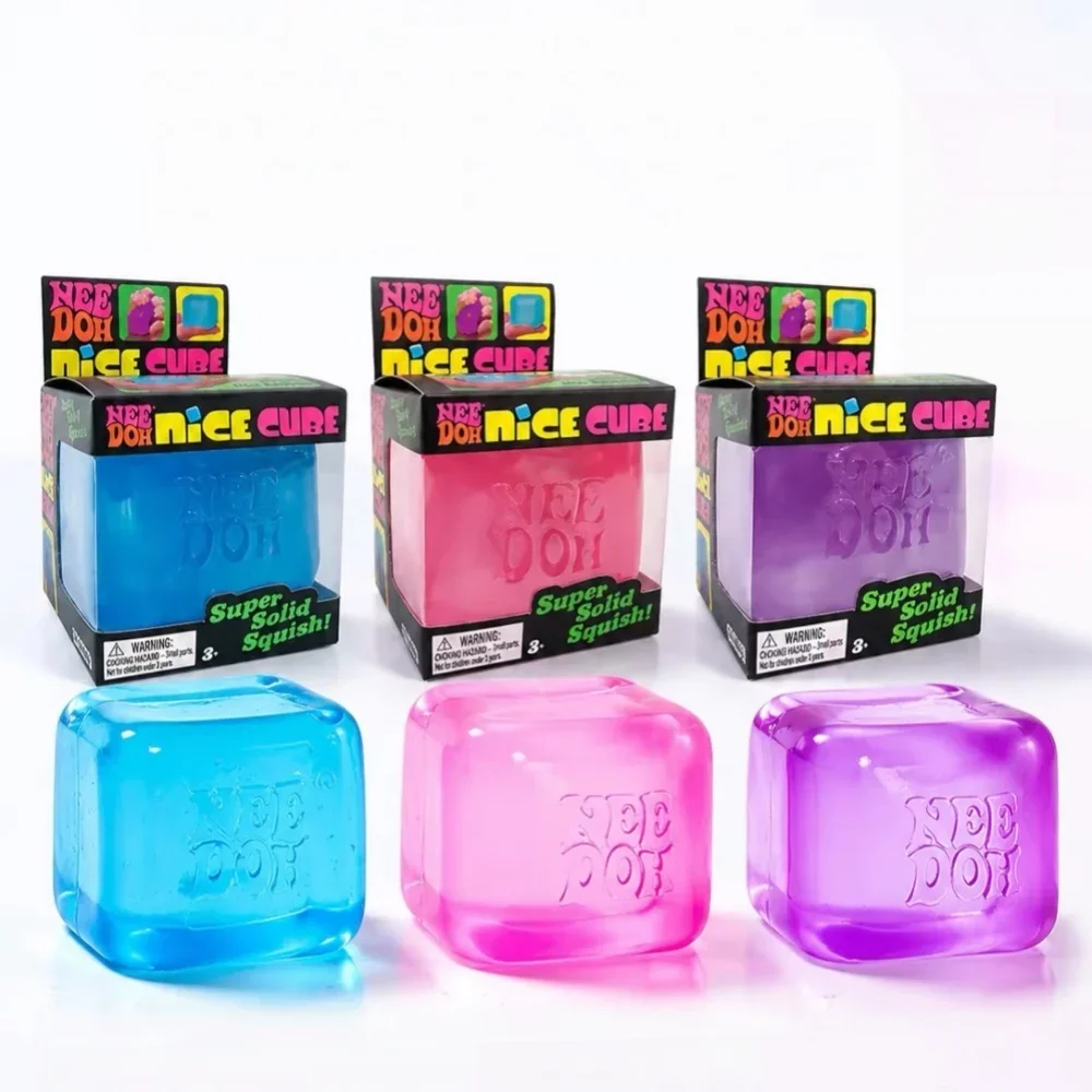2026 Needoh Nice Cube, Sensory Toys, Anti-Stress Blocks, Stress Relief Jigsaw, Pressure Relief, Souvenir for Kids