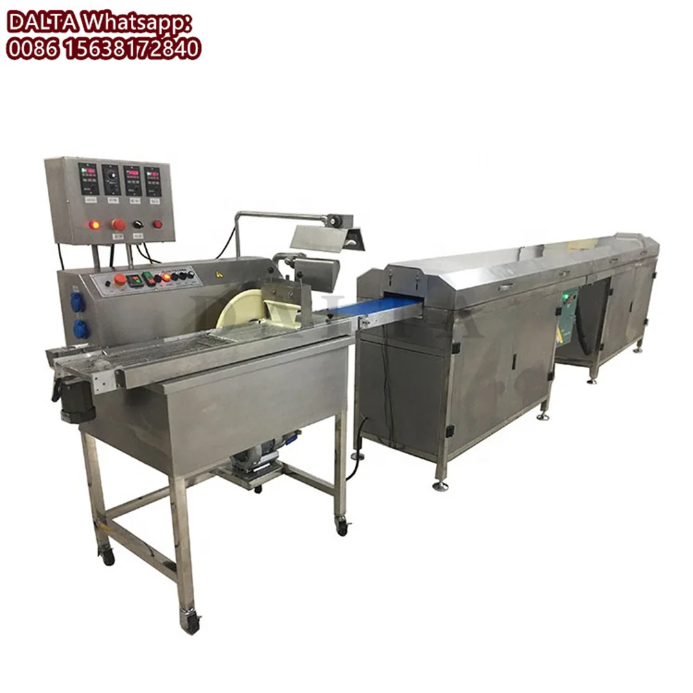 30KG/60KG Chocolate Coating Covering Machine 304 Stainless Steel Chocolater Enrober With 2 Meters Converyor Belt